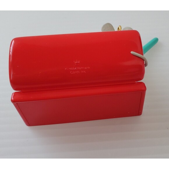 Mouse with Paintbrush Art Palette Colors of Joy Hallmark 1994 Christmas Ornament - Picture 5 of 8